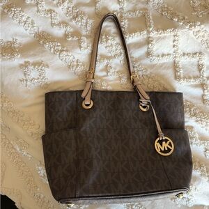 Michael Kors Dark Brown Signature Tote